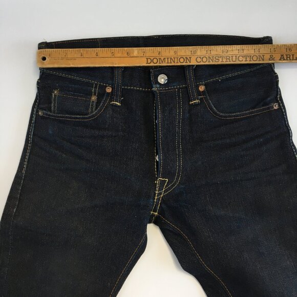 The Strike Gold Japan Slim Tapered 17oz Selvedge Button Fly Jeans 29 - Picture 10 of 12